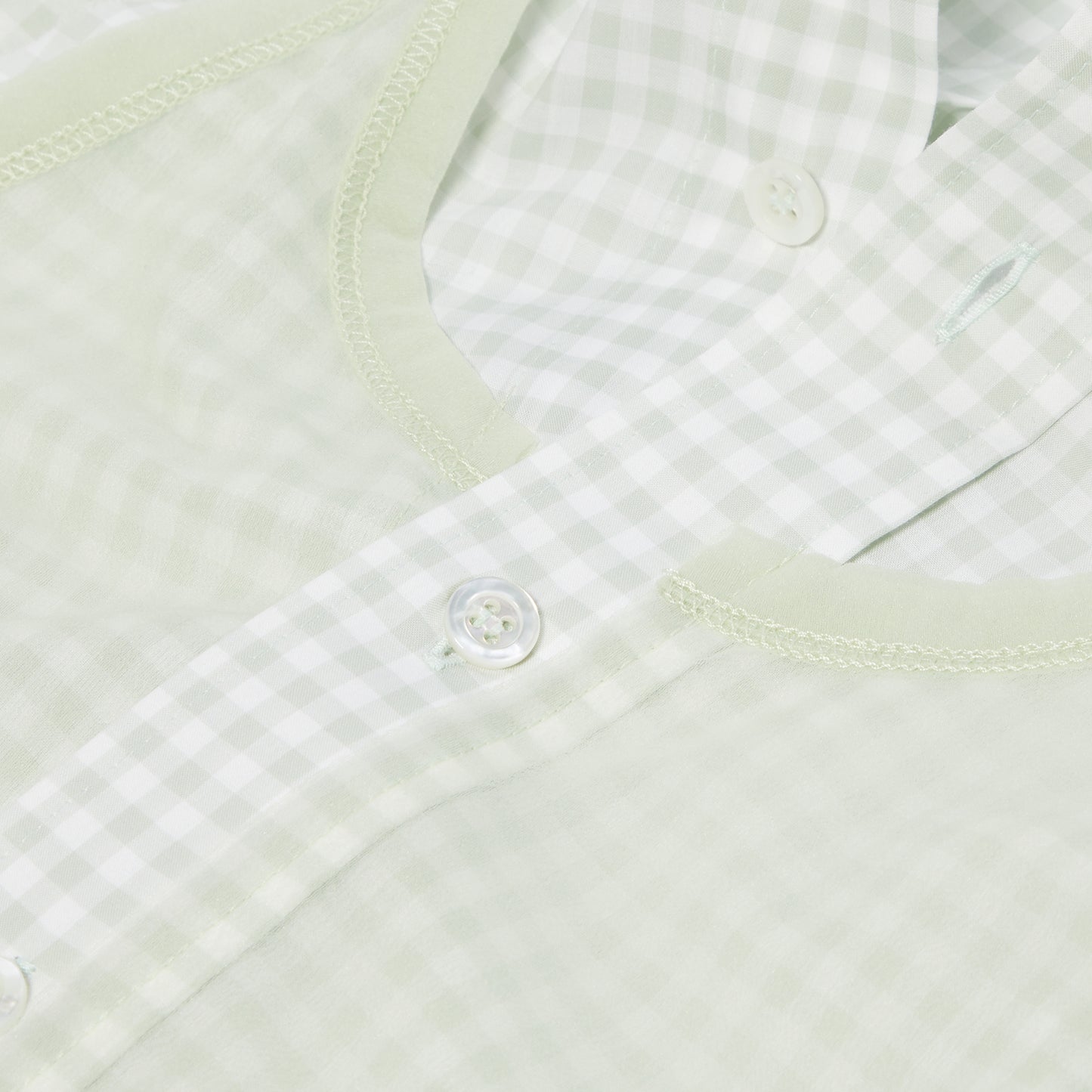 Maison Margiela Back to Front Shirt (Pale Green/Light Green/White)