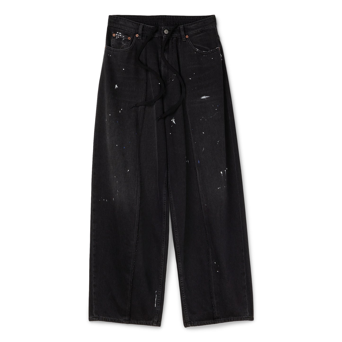MM6 Maison Margiela Wide-Leg Jeans (Black)