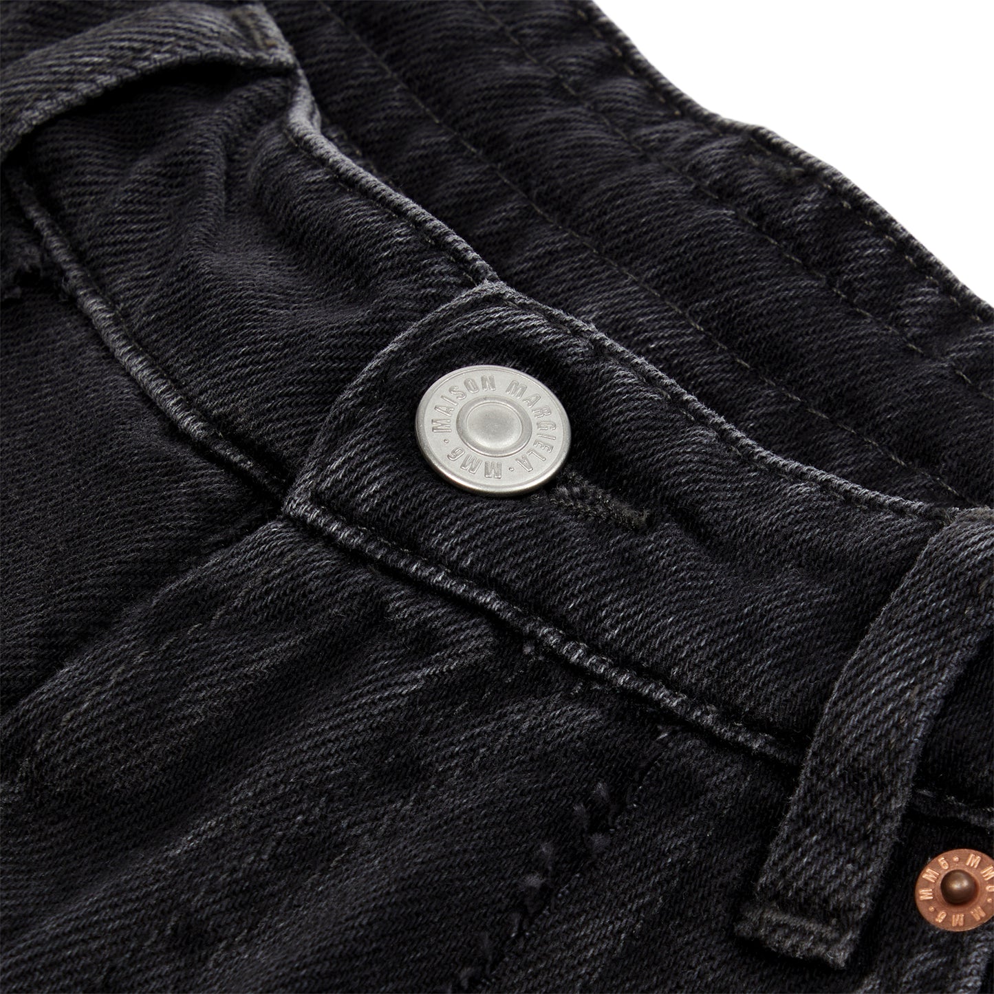 MM6 Maison Margiela Wide-Leg Jeans (Black)