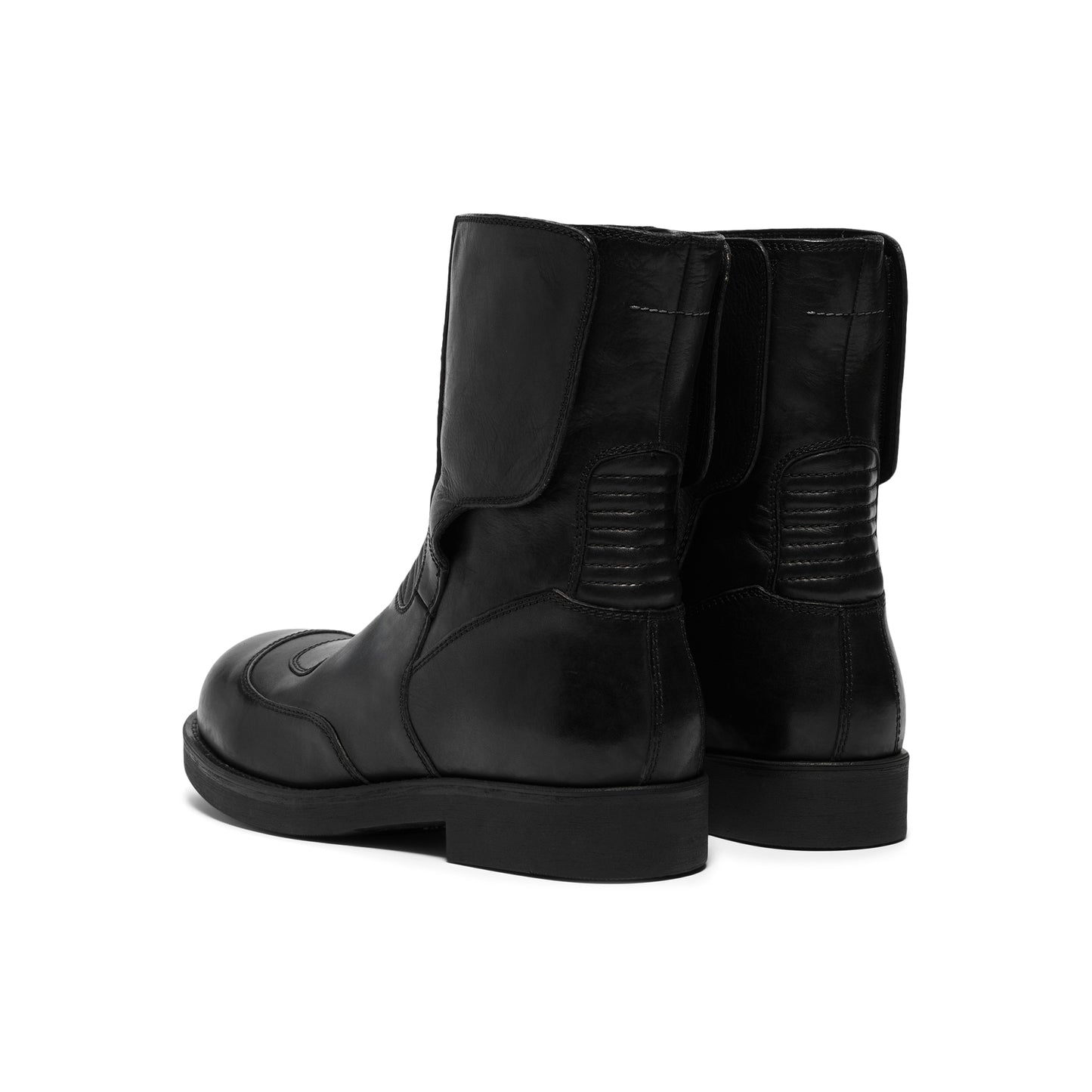 MM6 Maison Margiela Biker Boots (Black)