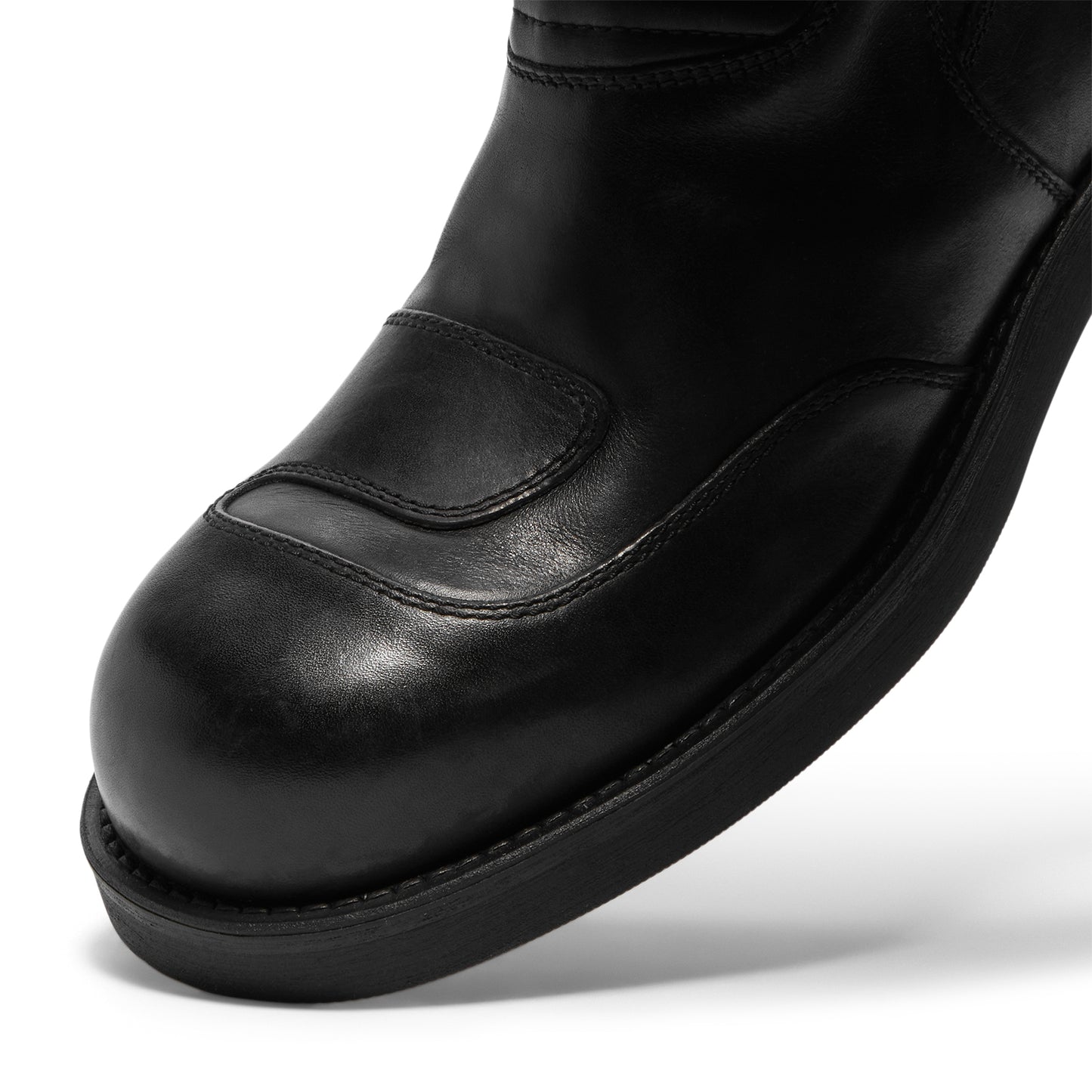 MM6 Maison Margiela Biker Boots (Black)