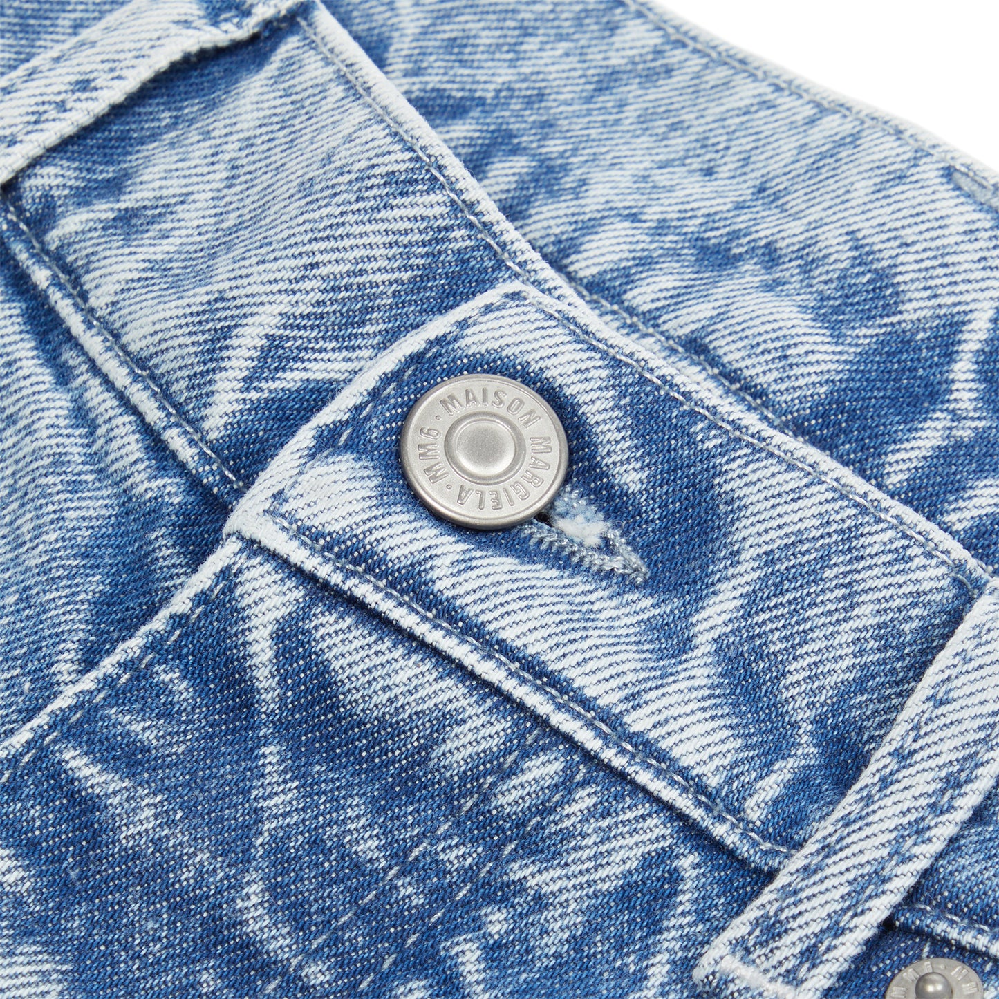 MM6 Maison Margiela Paneled Jeans (Medium Blue)
