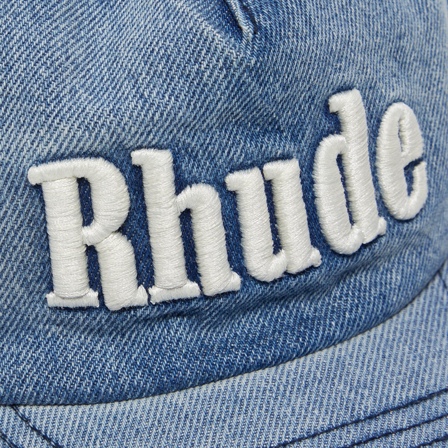 Rhude Logo Denim Hat (Oxford Indigo)