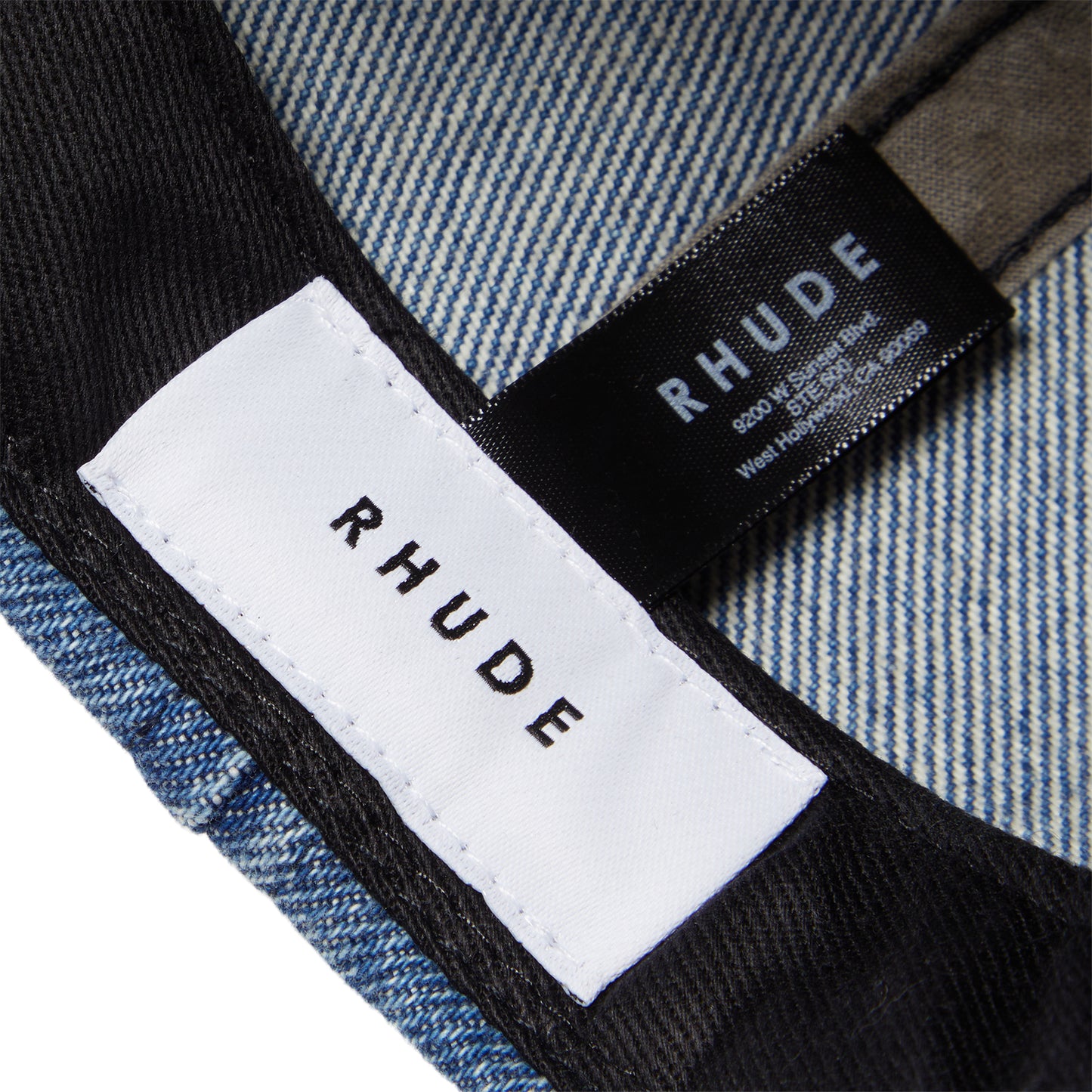 Rhude Logo Denim Hat (Oxford Indigo)