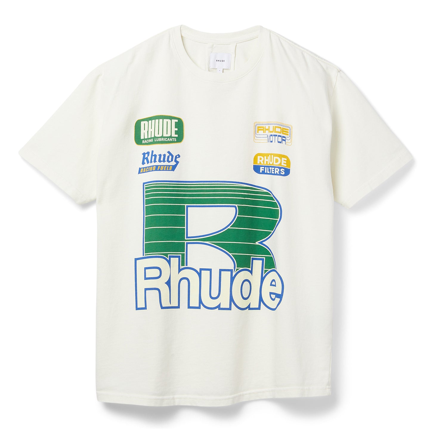Rhude Roadway Racing Tee (Vintage White)