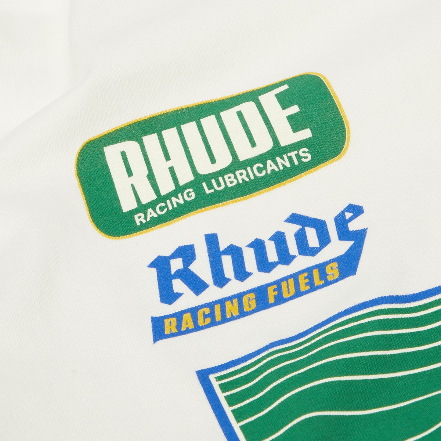 Rhude Roadway Racing Tee (Vintage White)