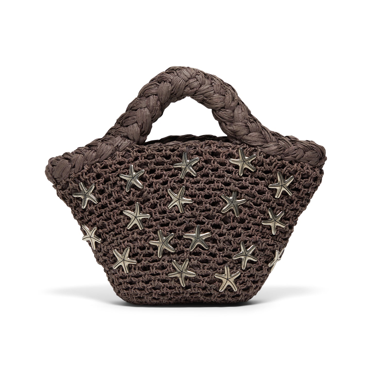 Simon Miller Starfish Mini Mercado Tote (Chocolate/Silver)