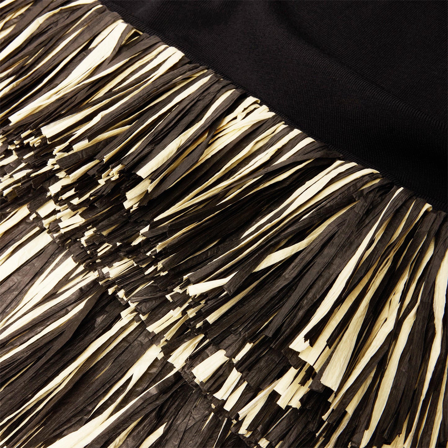 Simon Miller Boa Knit Raffia Dress (Black)