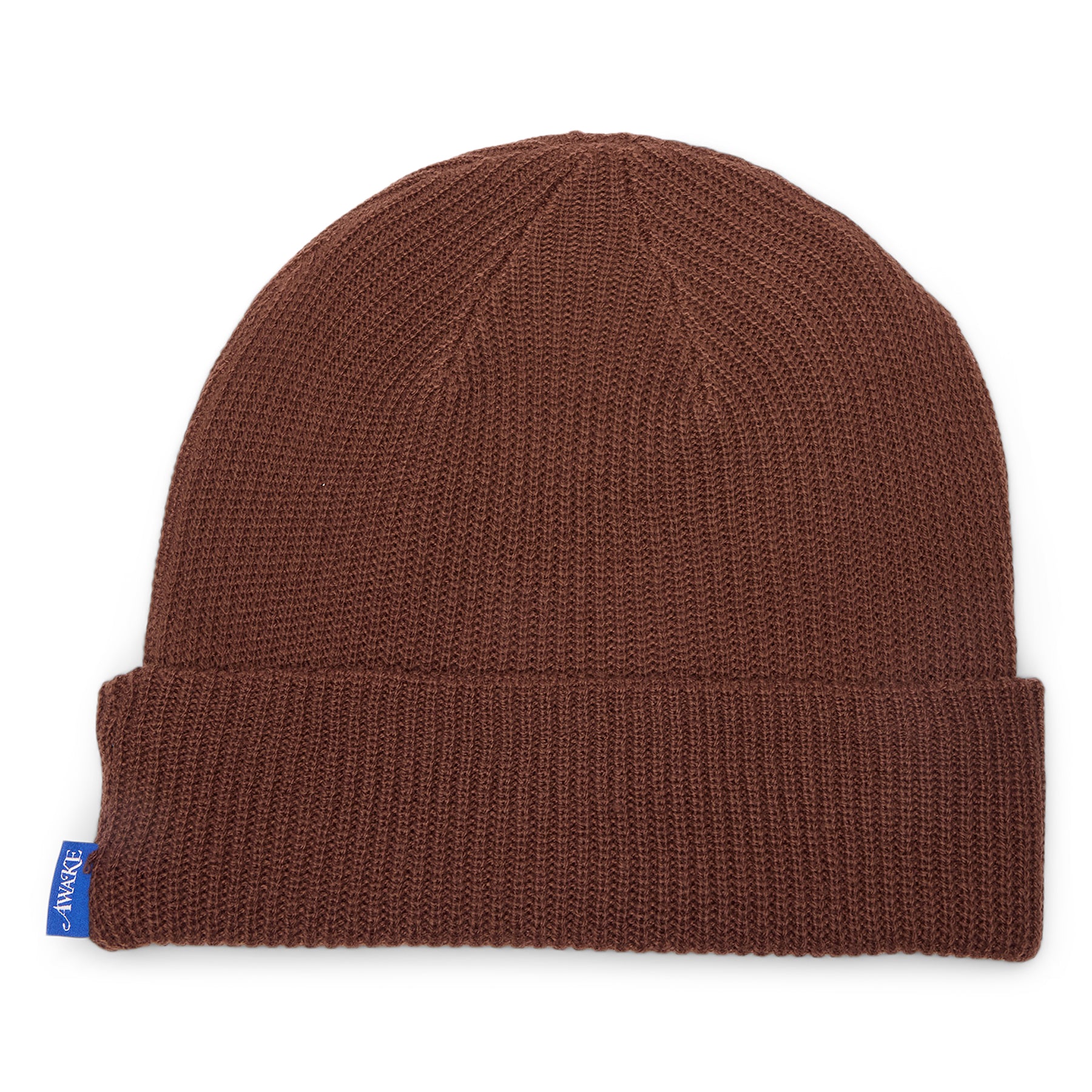 Awake NY Loose Gauge Knit Beanie (Brown)
