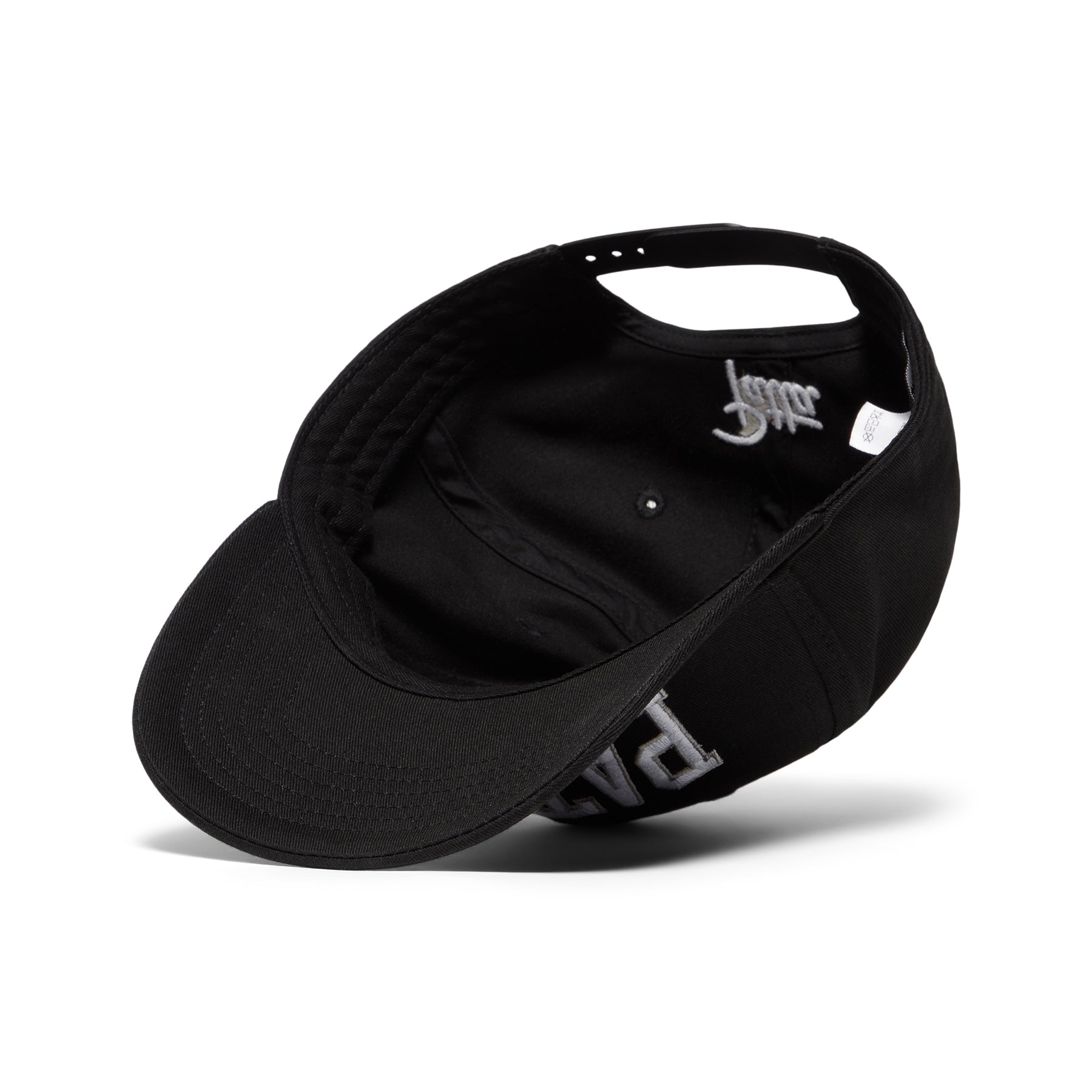 Patta Arc logo Snapback Cap (Black/Estate Blue)