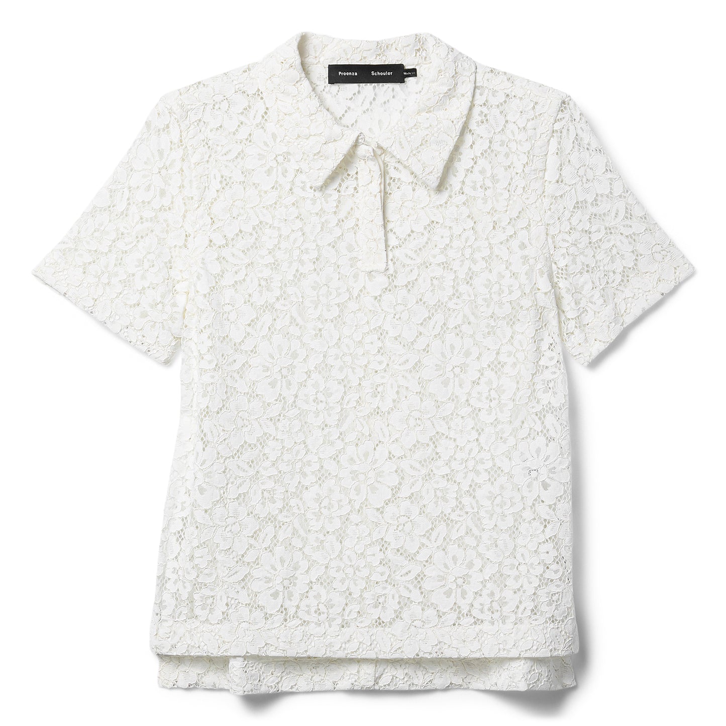 Proenza Schouler Kennedy Top in Stretch Lace (Off White)