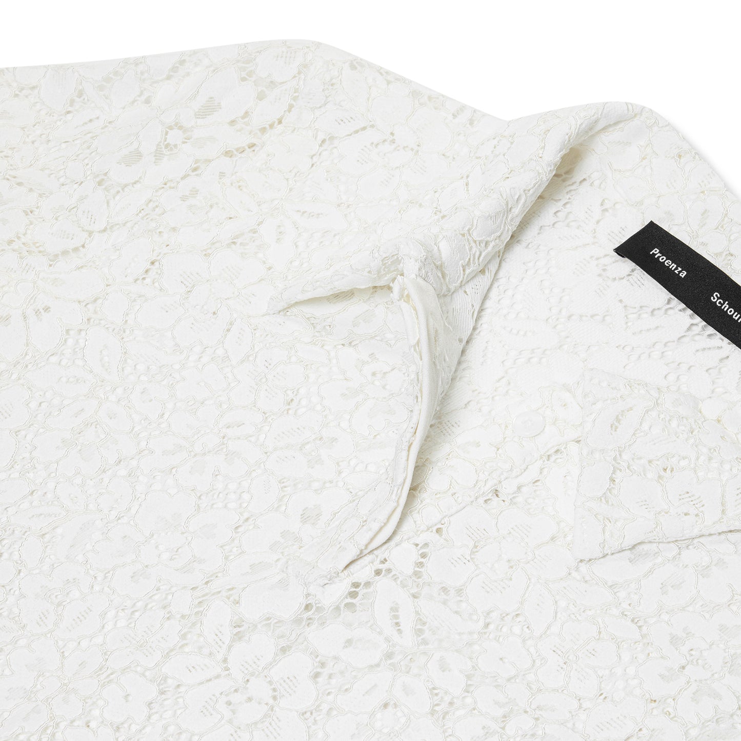 Proenza Schouler Kennedy Top in Stretch Lace (Off White)