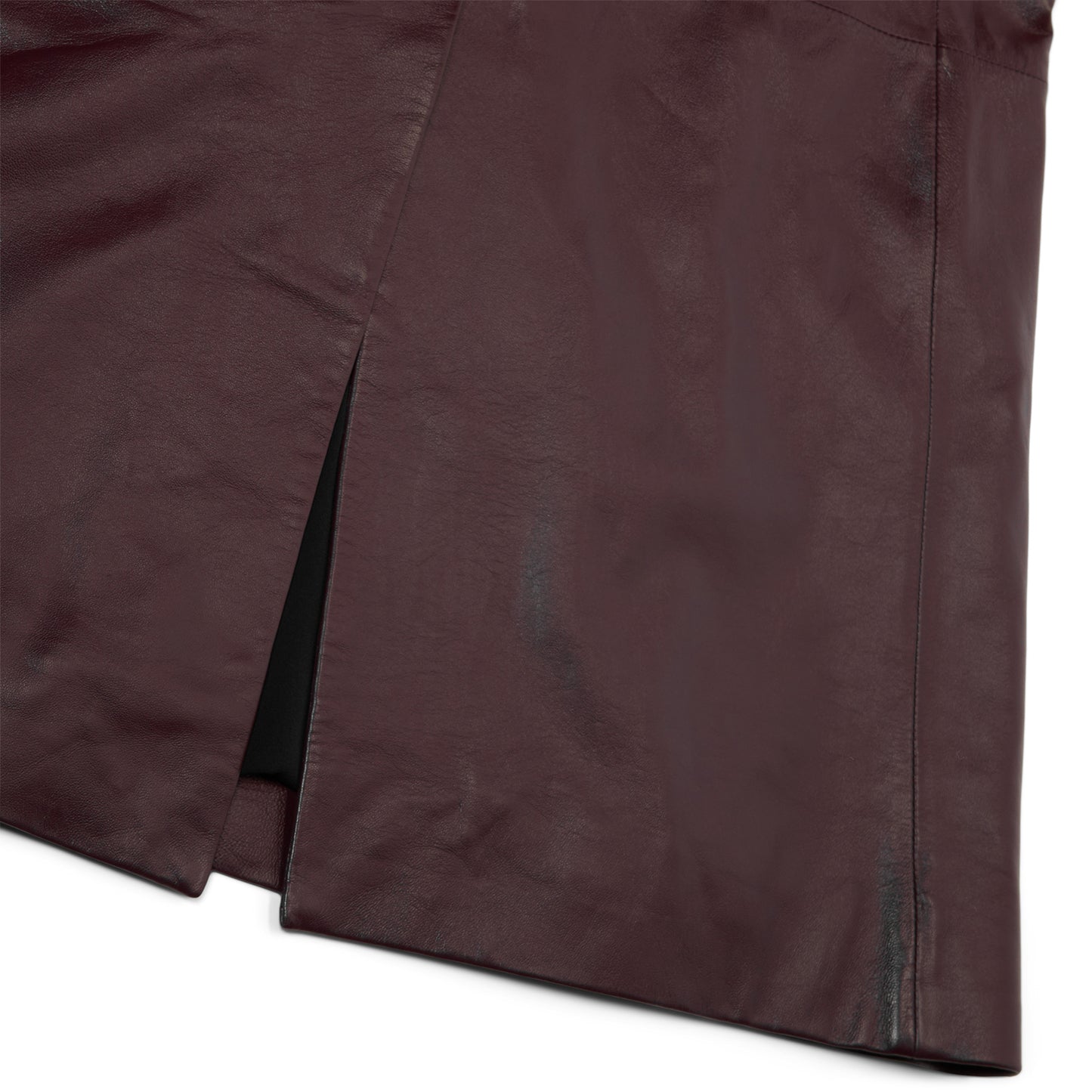 Proenza Schouler Ellery Dress in Leather (Ox Blood)