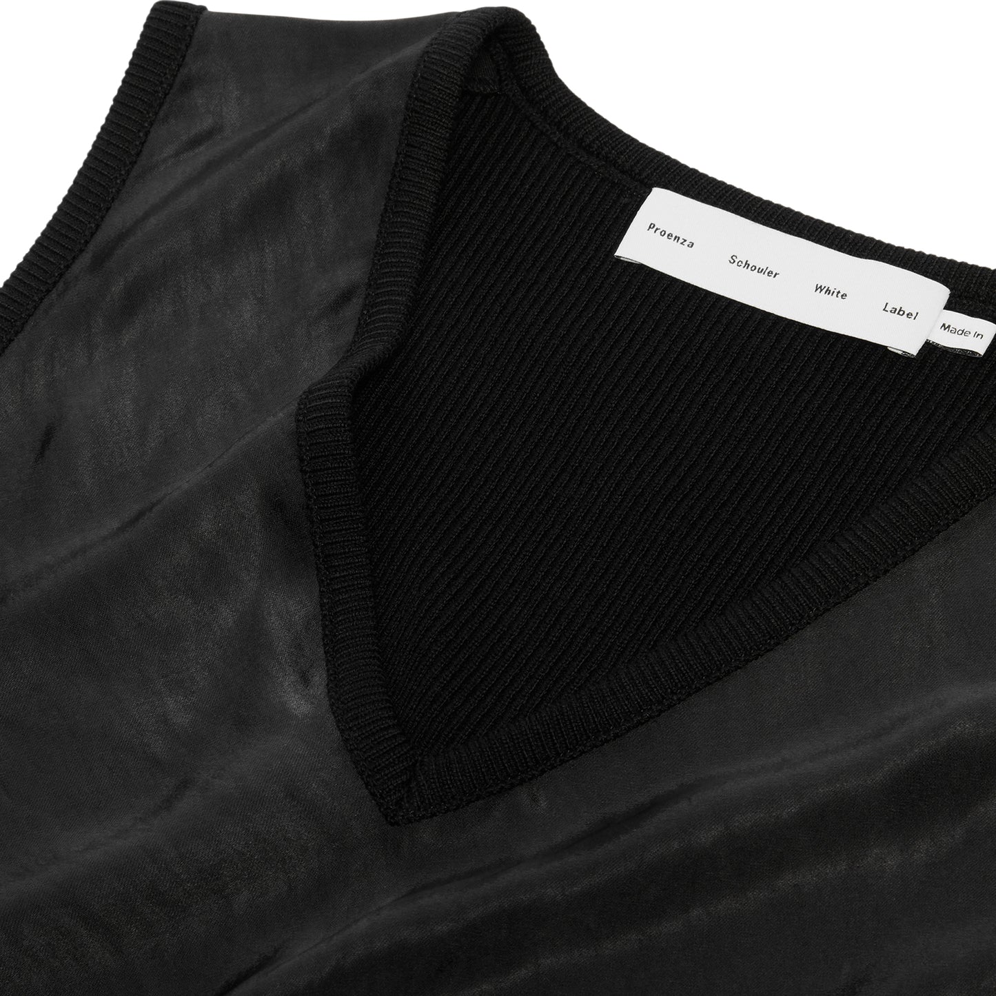 Proenza Schouler White Label Charlotte Dress (Black)