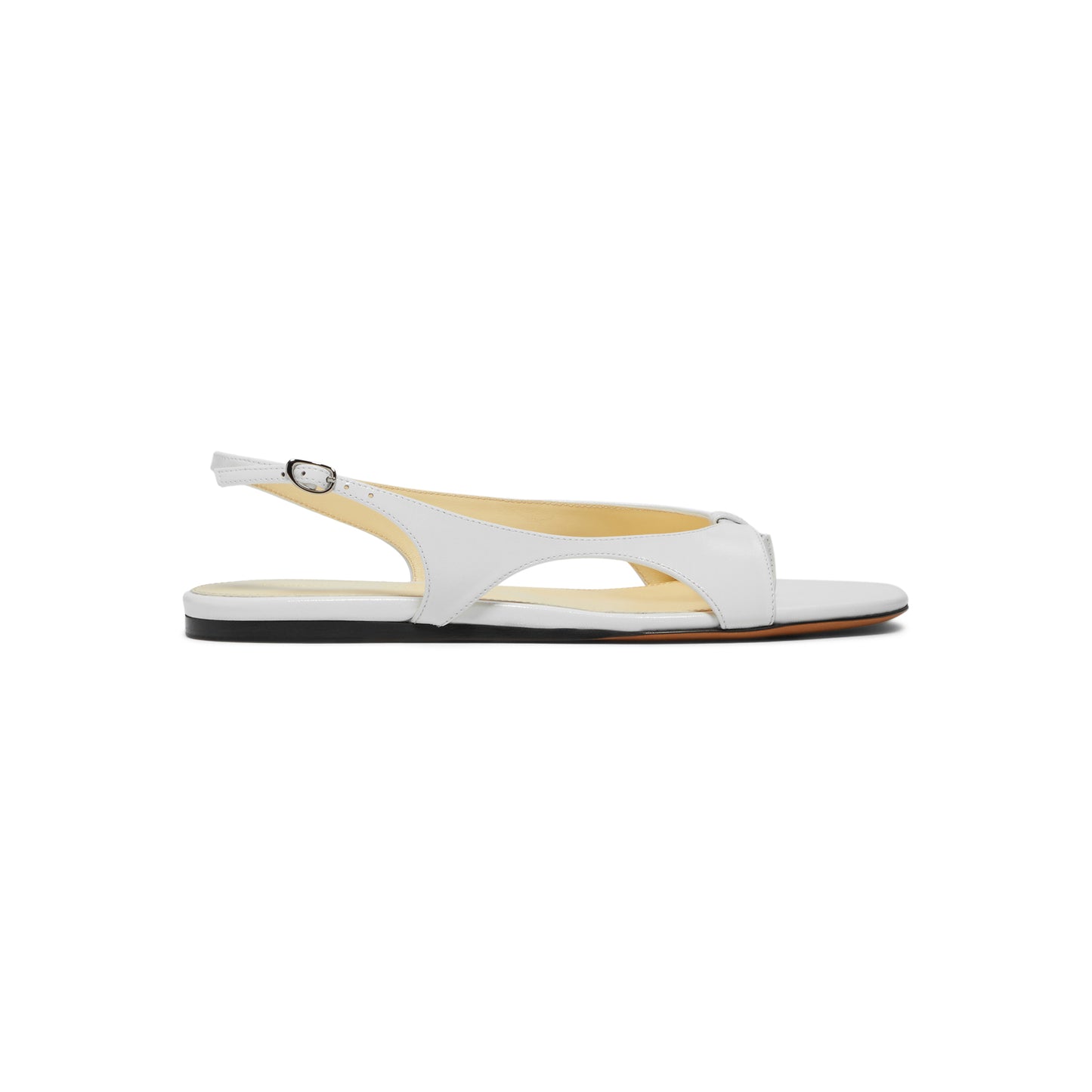 Proenza Schouler Slash Flat Thong Sandals (White)