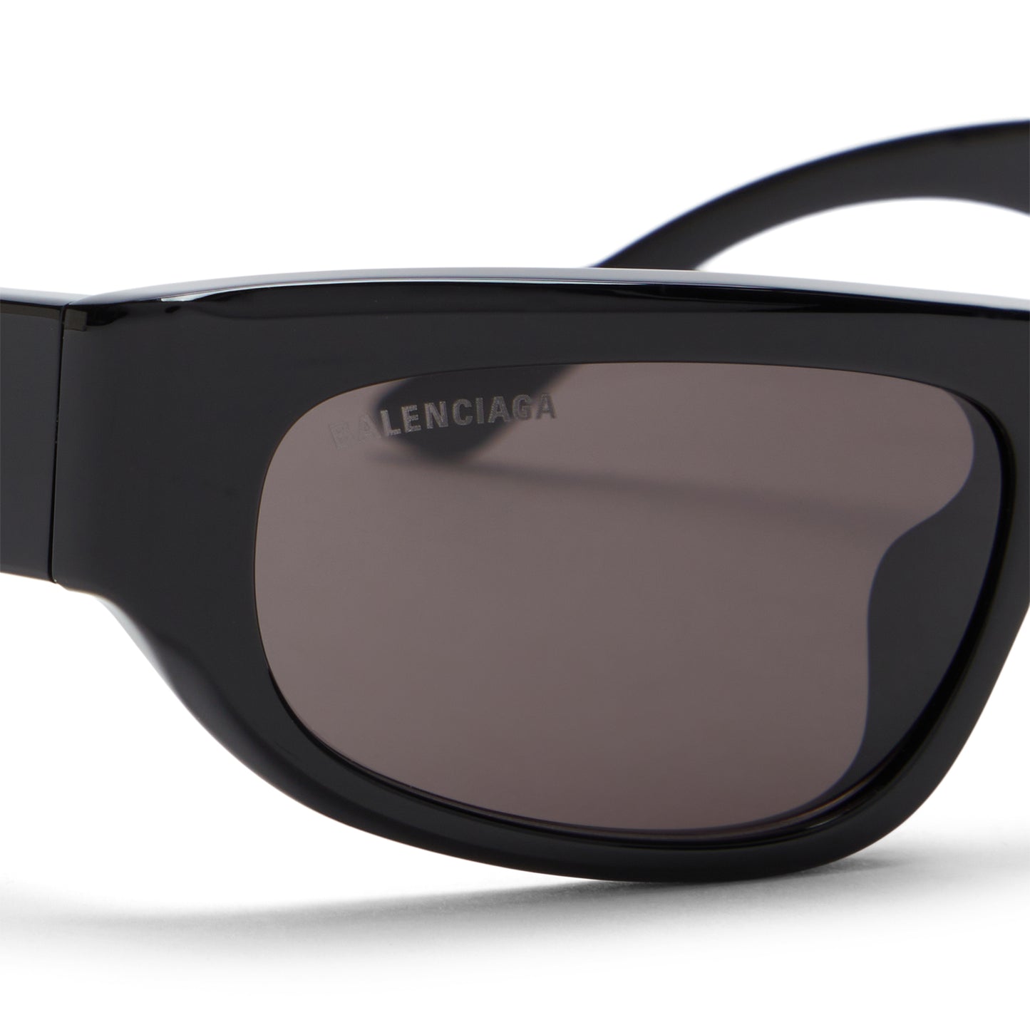 Balenciaga D-Frame Sunglasses (Black/Grey)