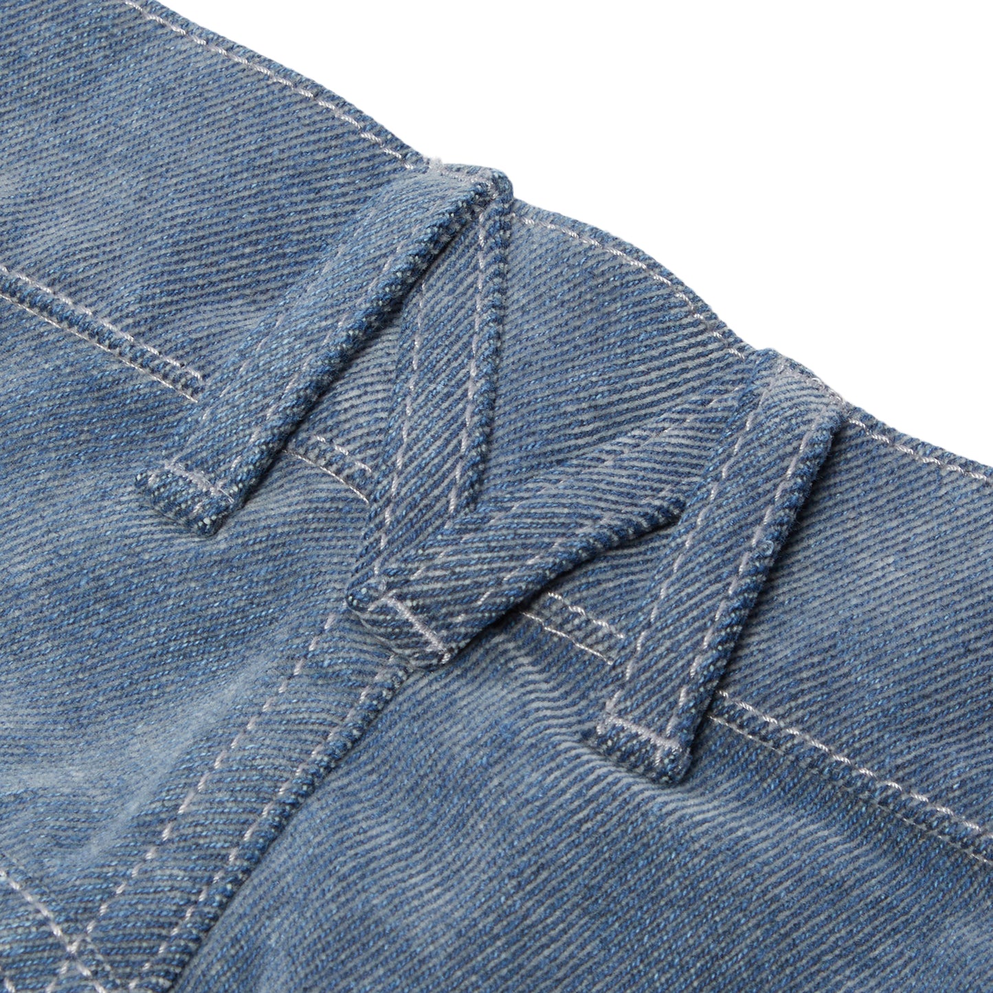 Moschino Flocked Denim Pants (Blue)