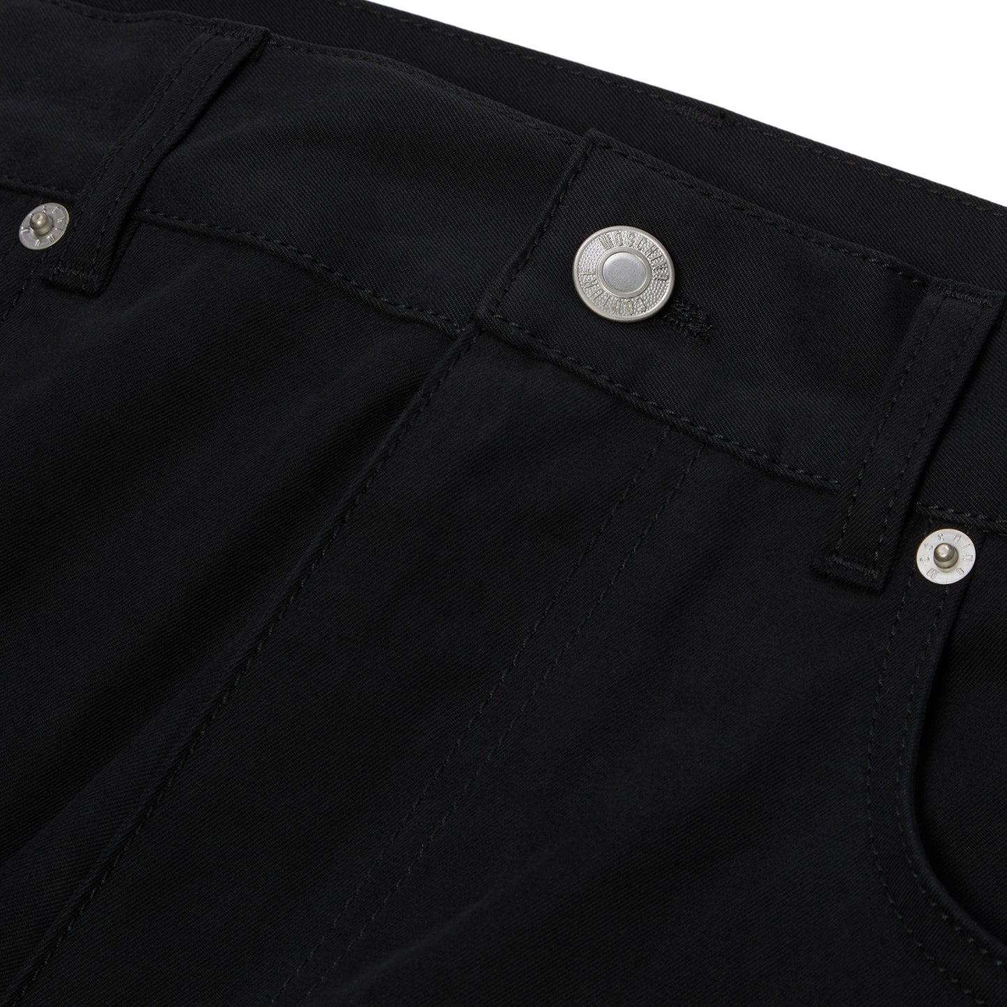 Moschino Logo Plaque Trousers (Black)