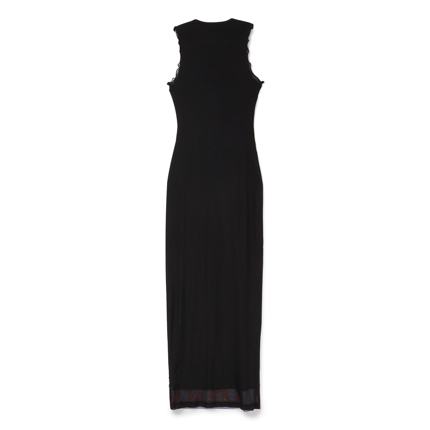 Moschino Jeans Printed Tulle Dress (Multi-Color)