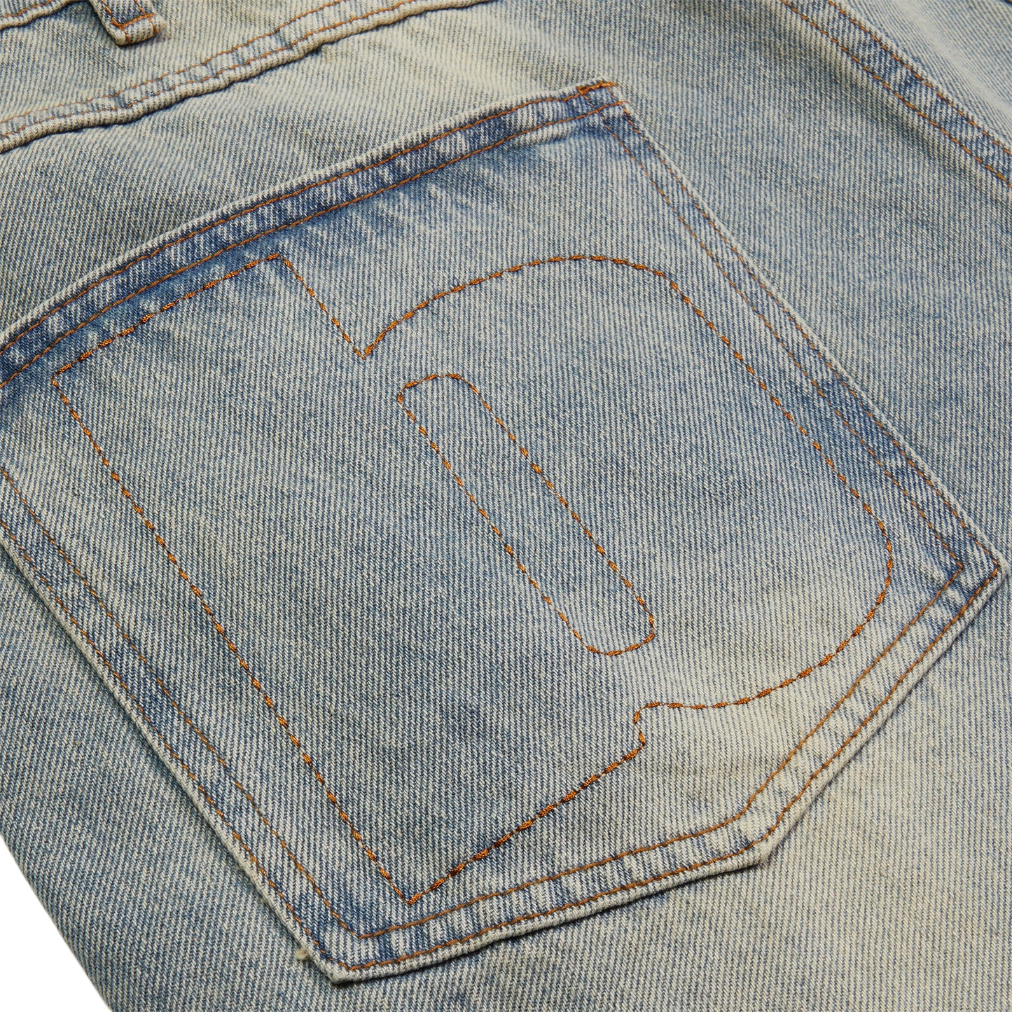 Butter Goods Ace Denim Jeans (Distressed Light Blue)