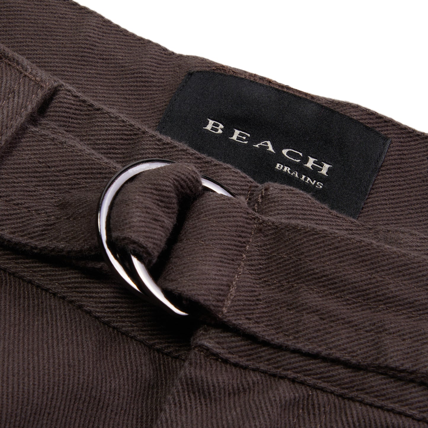 Beach Brains Pleated Work Pant (Dark Grey)