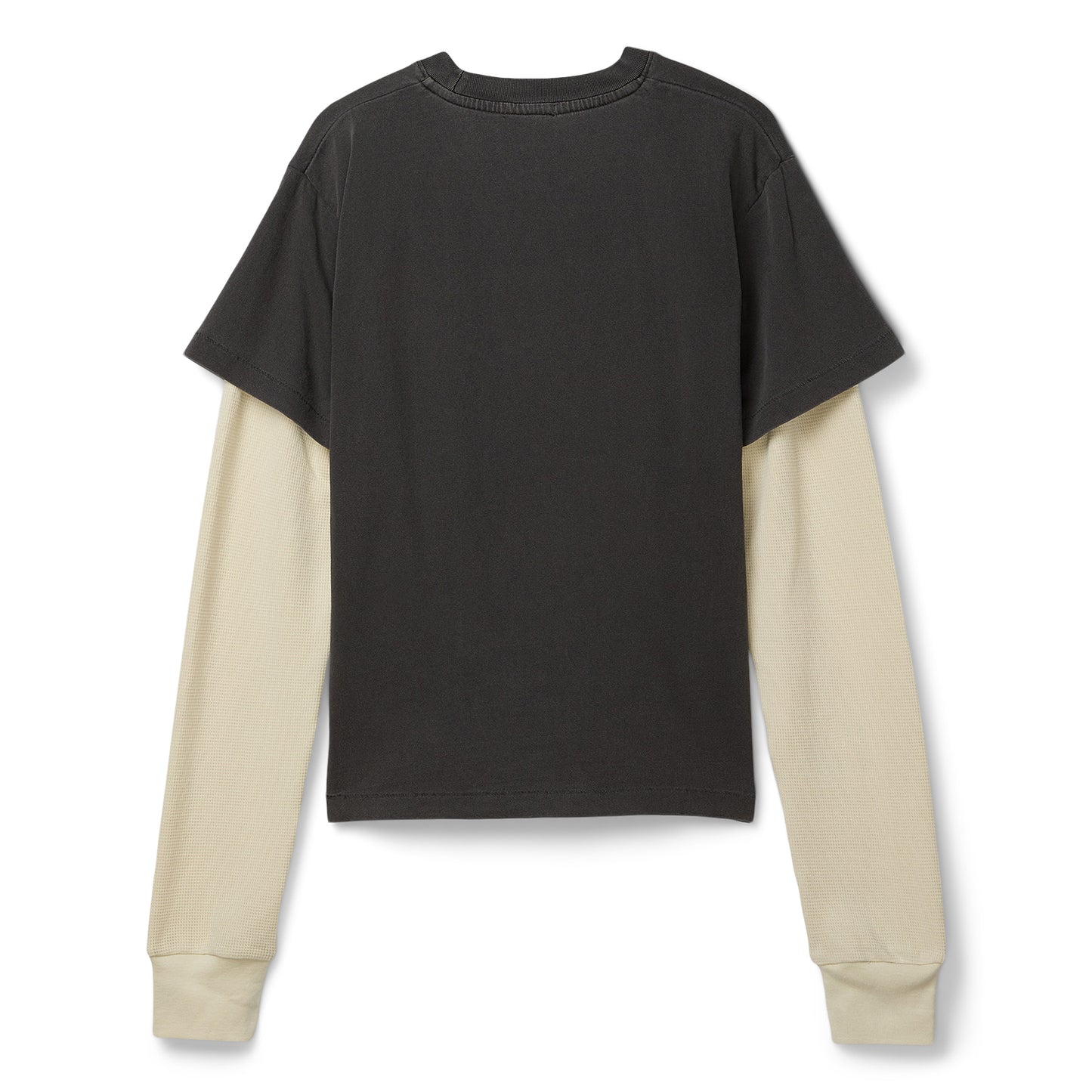 Beach Brains Tide Double Tee (Charcoal/Bone)