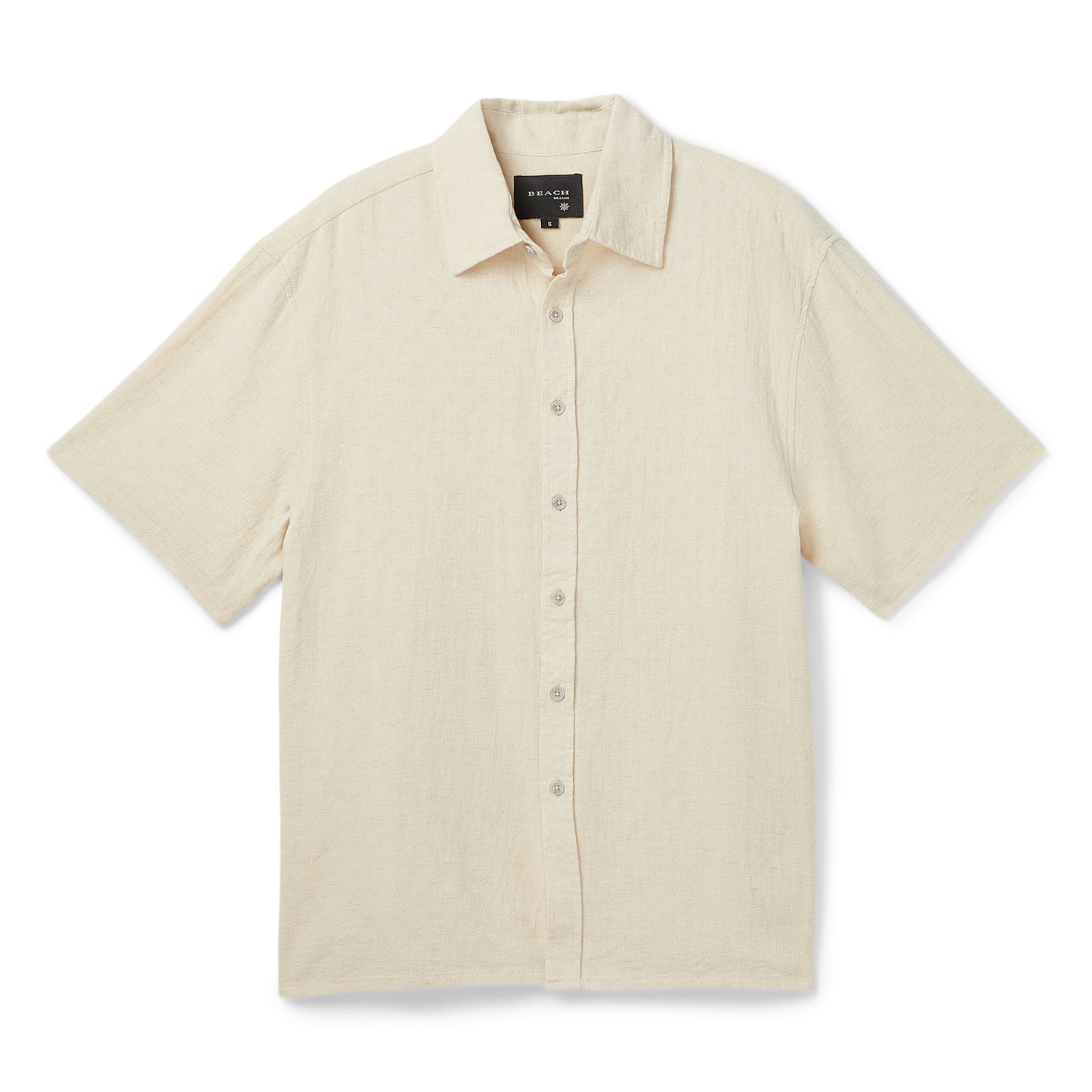 Beach Brains Hold Short Sleeve Shirt (Off White)