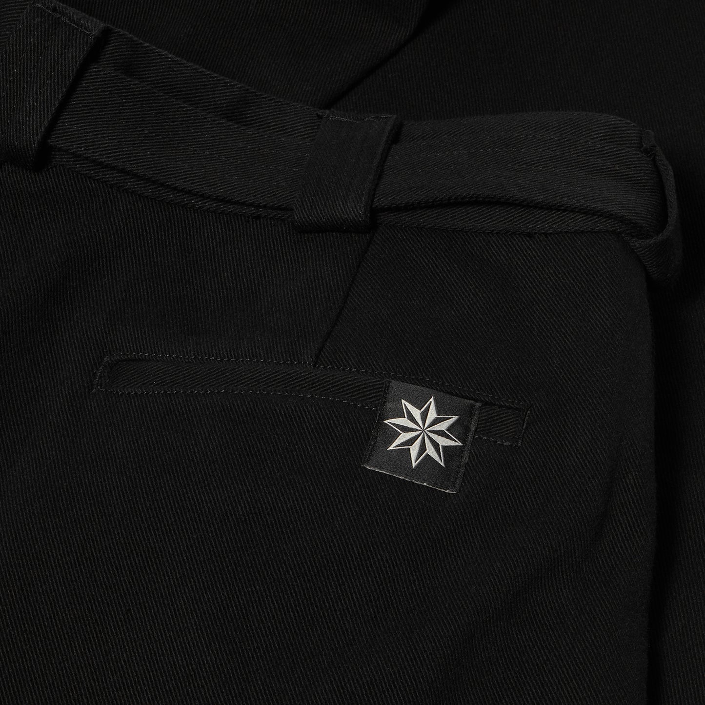 Beach Brains Pleated Work Pant (Black)