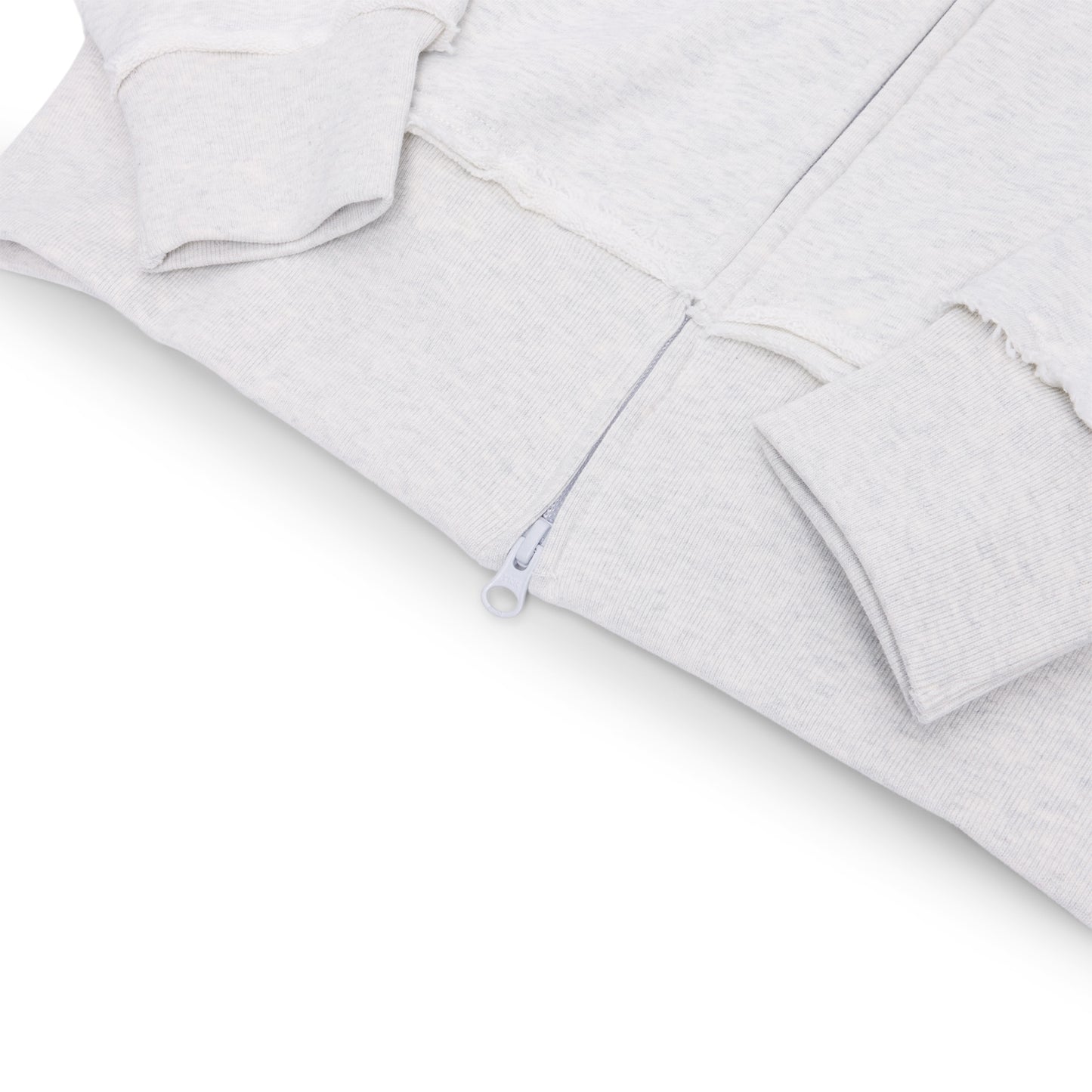 Adidem Asterisks Chainstitch Ribbon Hoodie (Grey/Green)