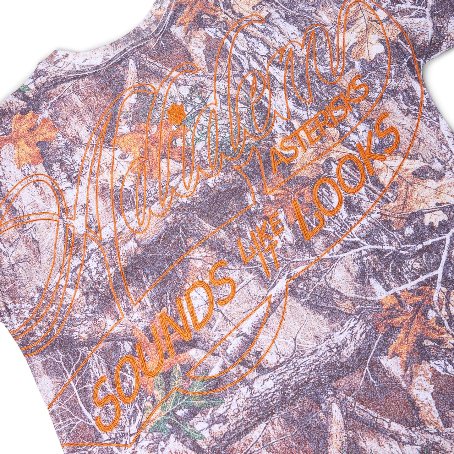 Adidem Asterisks Chainstitch Script Tee (Camo)