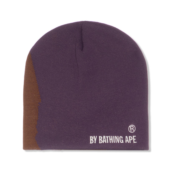 A Bathing Ape Head Knit Cap (Purple)