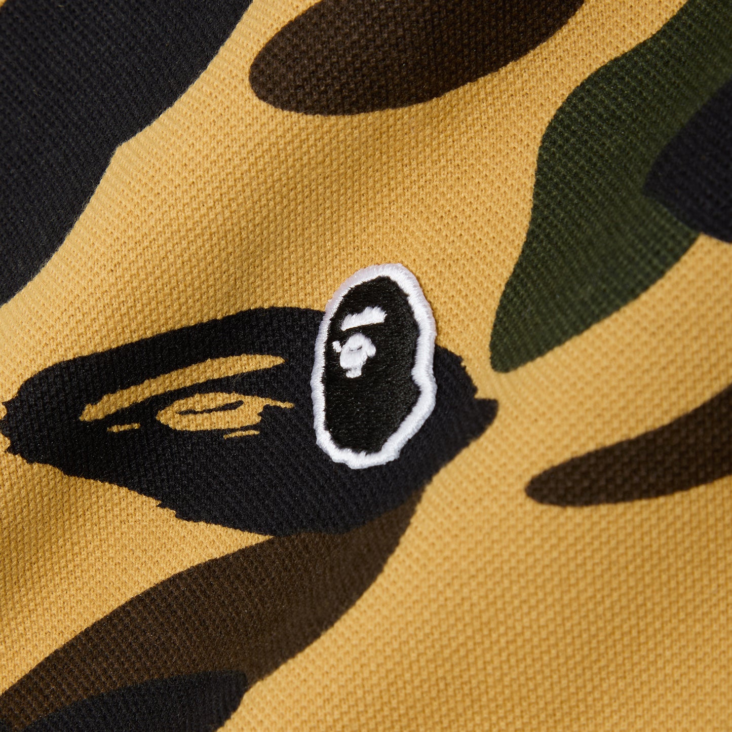 A Bathing Ape 1st Camo One Point Polo (Yellow)