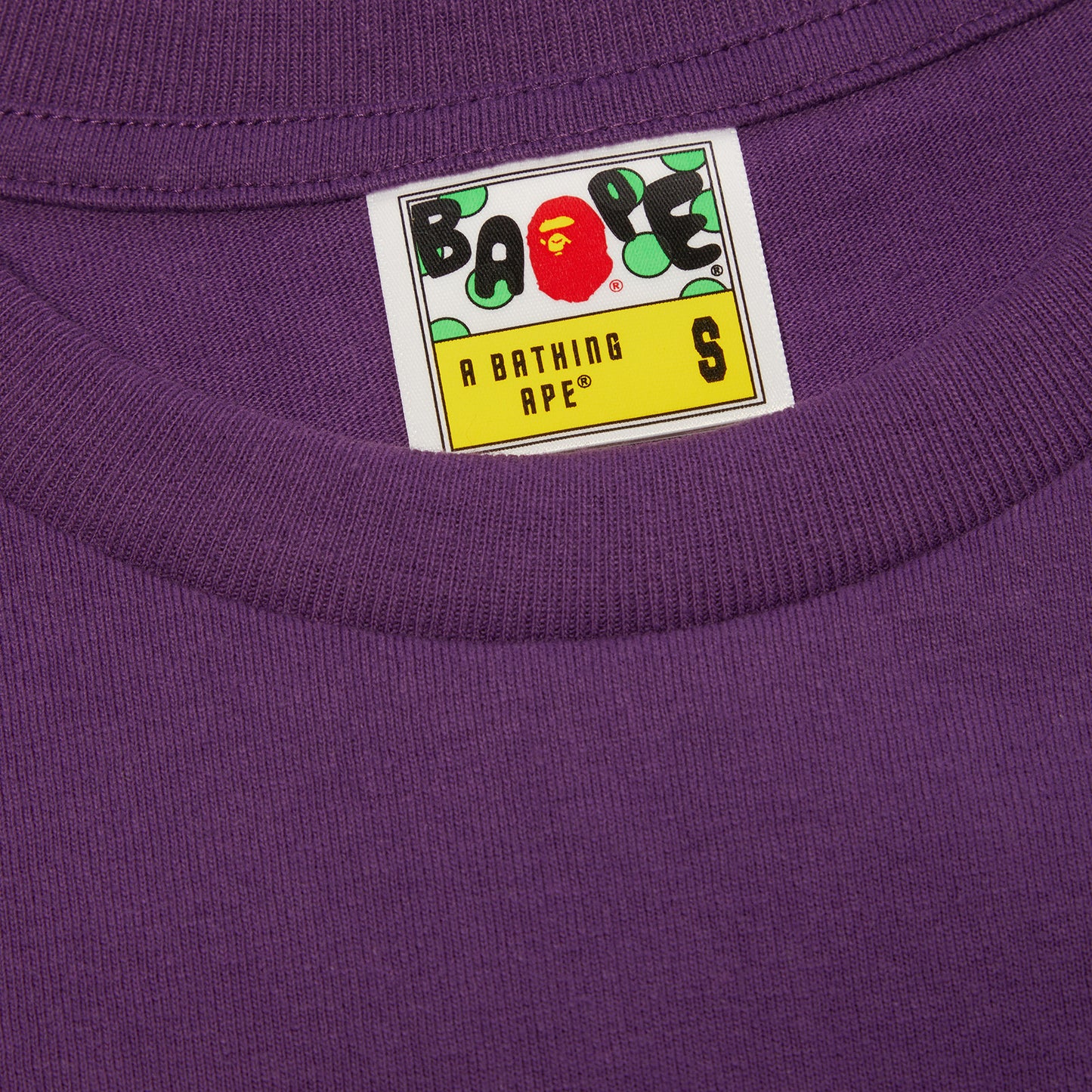 A Bathing Ape Small Logo Tee (Purple)