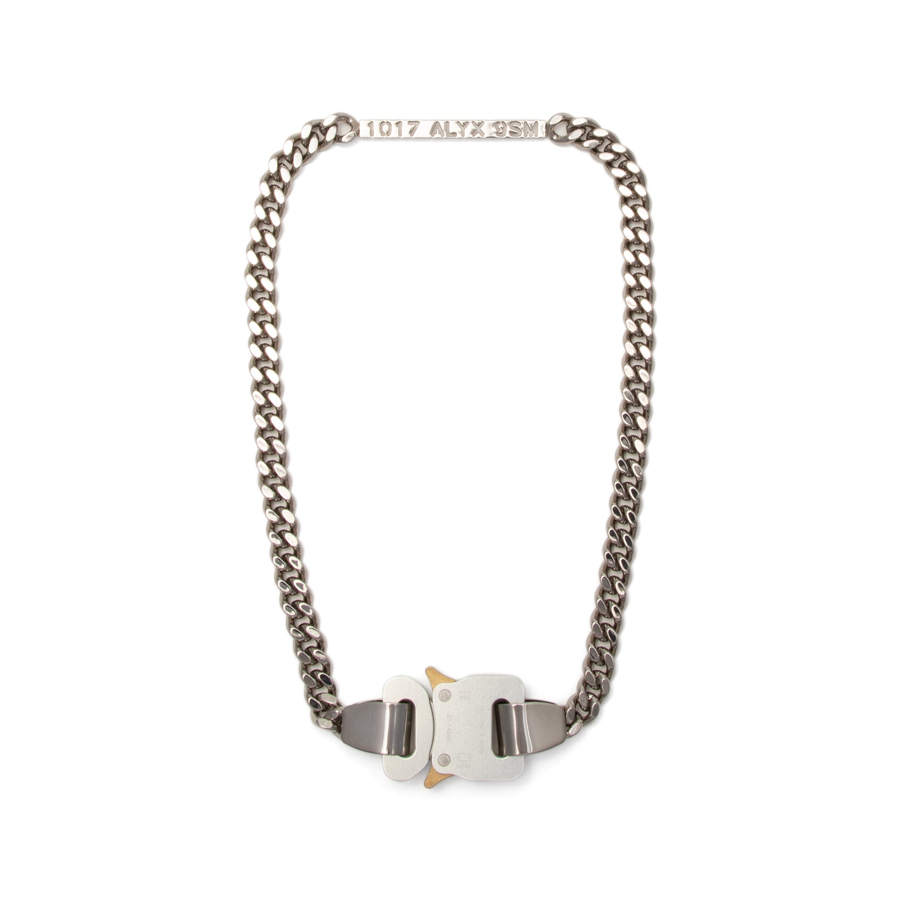 ALYX 9SM Buckle Necklace Silver Grey – Concepts