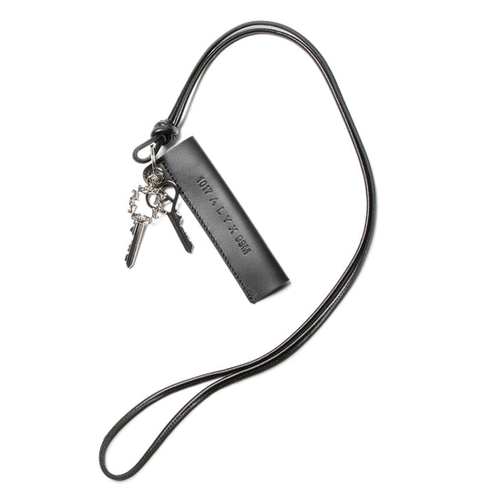 1017 ALYX 9SM Leather Keychain (Black)