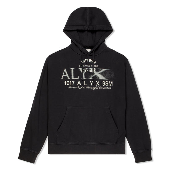 1017 ALYX 9SM Printed Logo Treated Hoodie (Black)