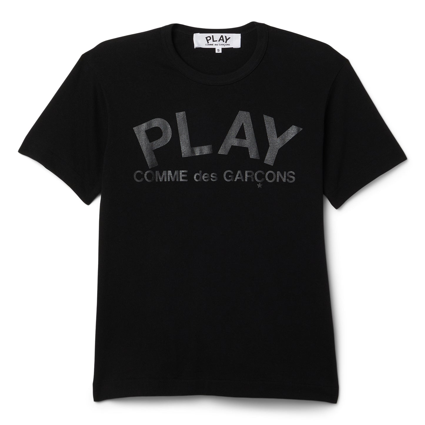 Comme Des Garcons PLAY Logo Print T-Shirt (Black)