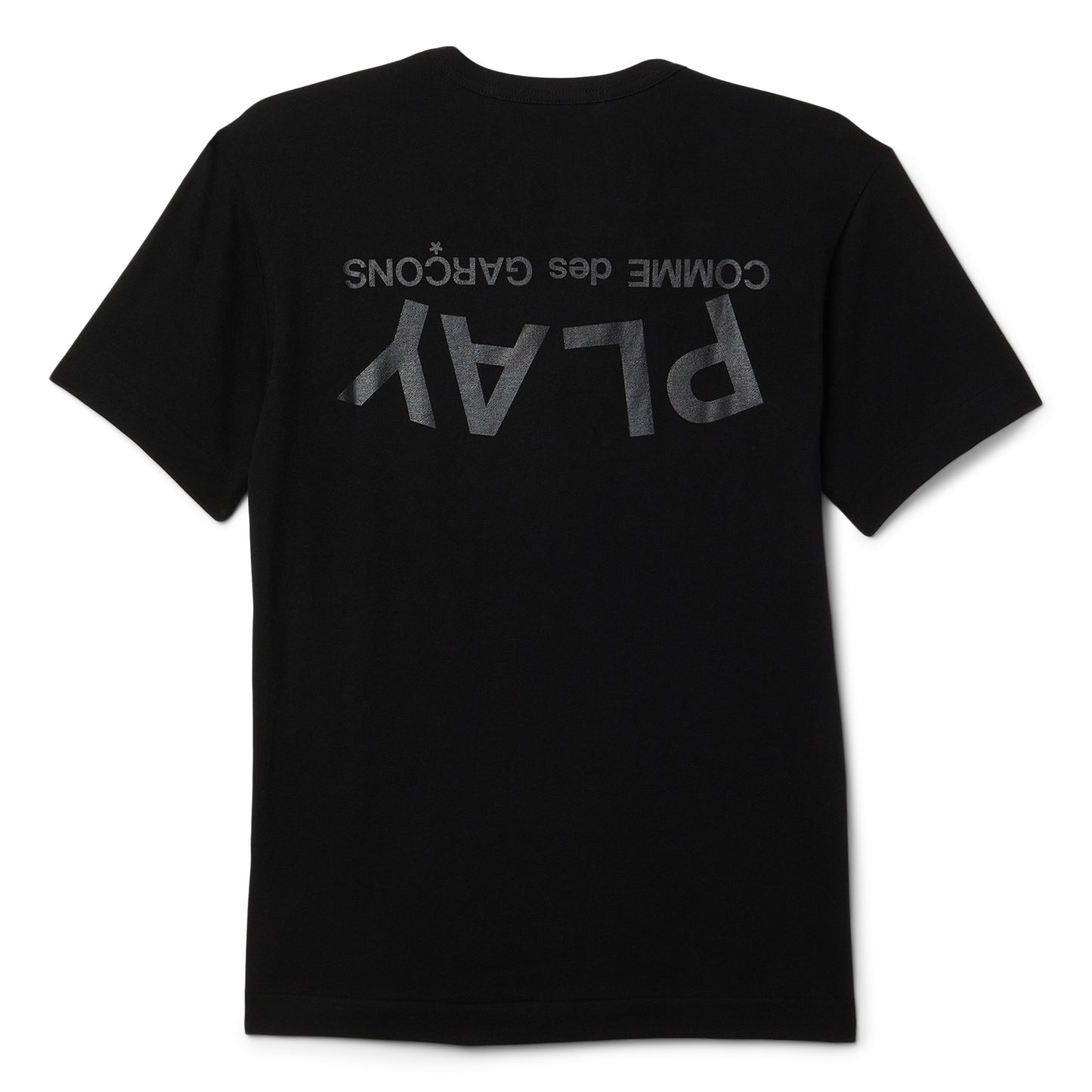 Comme Des Garcons PLAY Logo Print T-Shirt (Black)