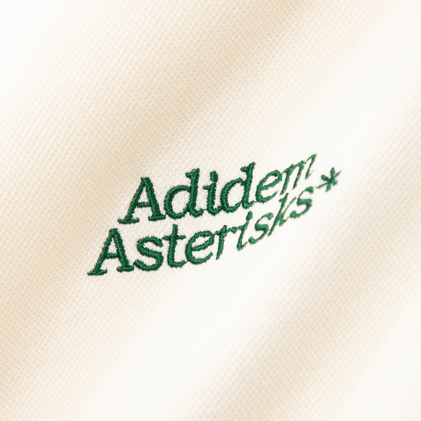 Adidem Asterisks Long Sleeve Pique Shirt (Cream)