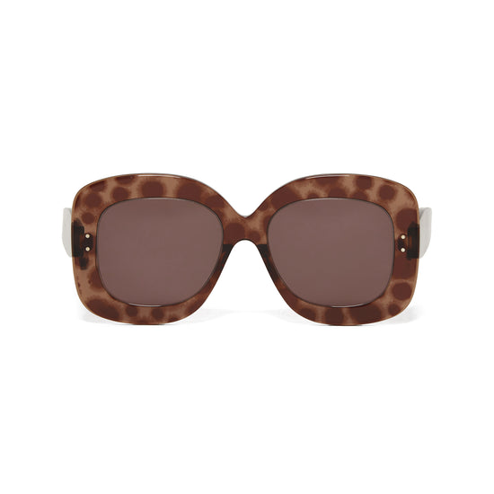 Alaia Square-frame Acetate Sunglasses (Brown)