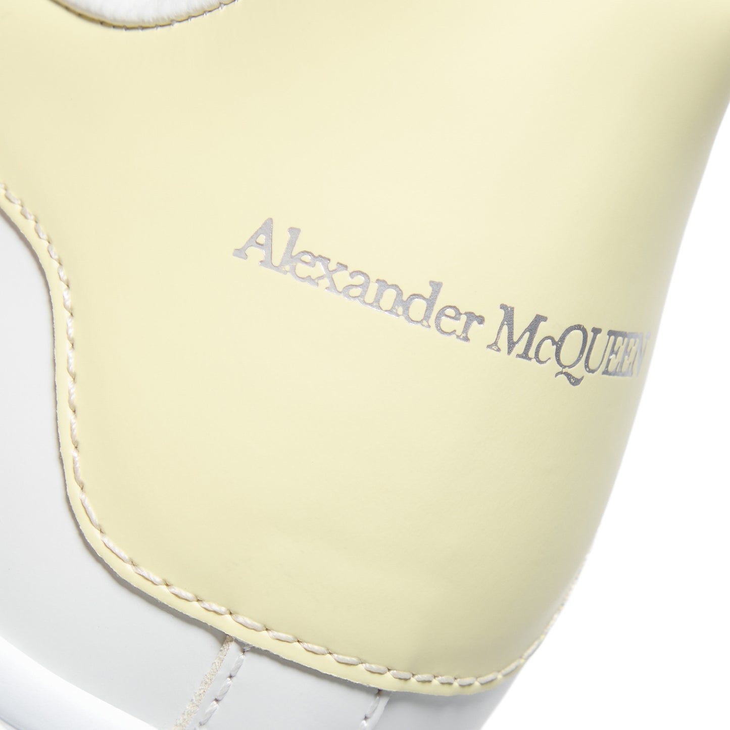 Alexander McQueen Oversized Sneaker (White/Primerose)