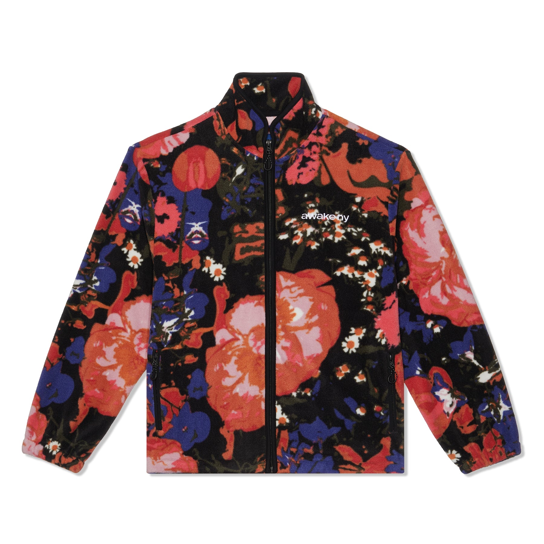 Awake NY Fleece Floral Jacket (Multi) – CNCPTS
