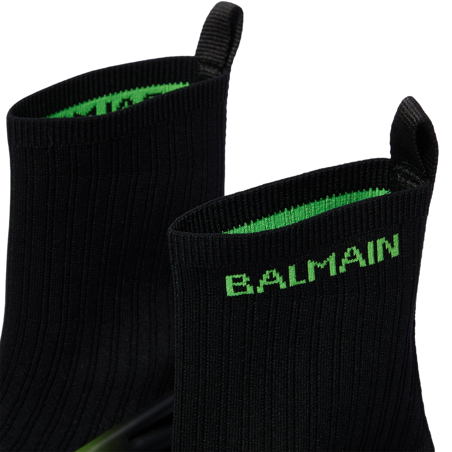 Balmain Unicorn High Top (Black/Green)