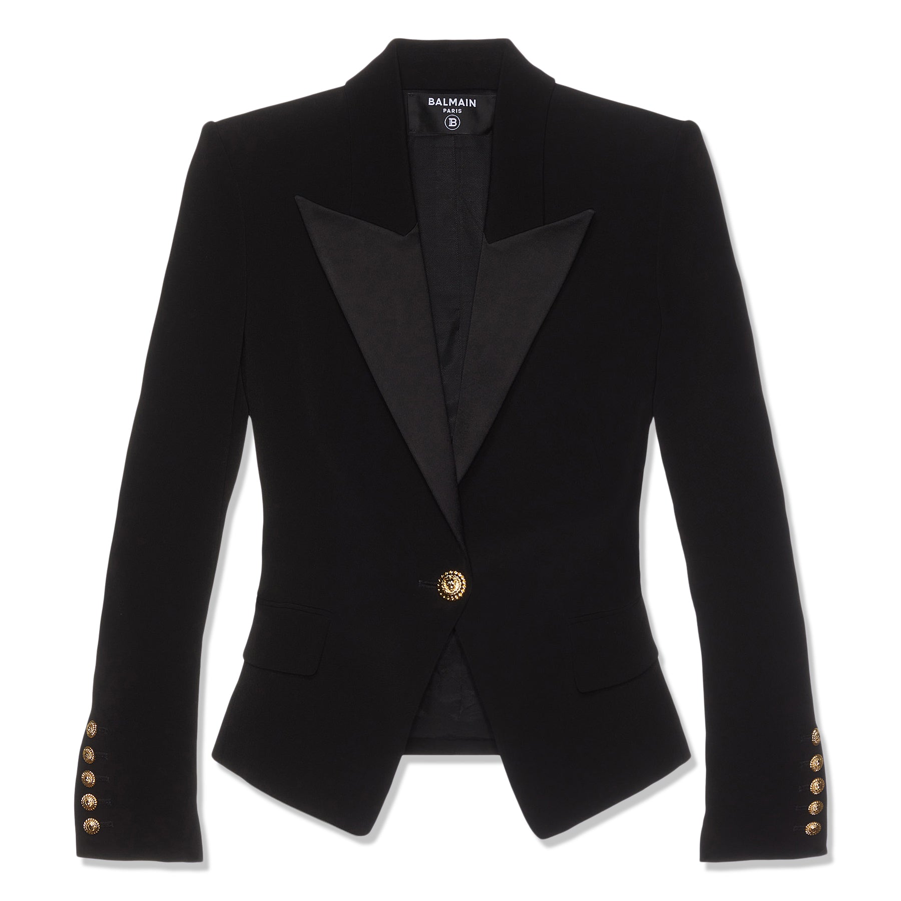 Balmain Crepe Jacket (Black) – CNCPTS