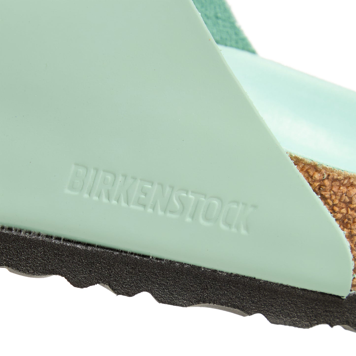 Birkenstock Womens Arizona Big Buckle (High Shine Surf Green Leather)
