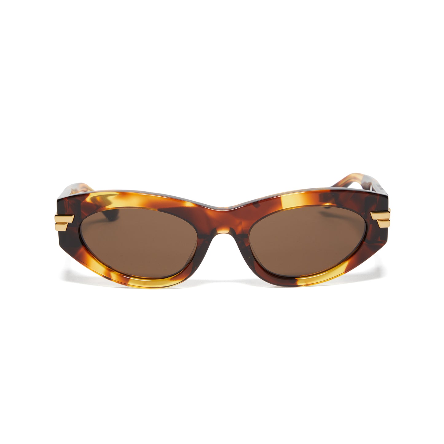 Bottega Veneta Cat Eye Sunglasses (Havana/Brown)