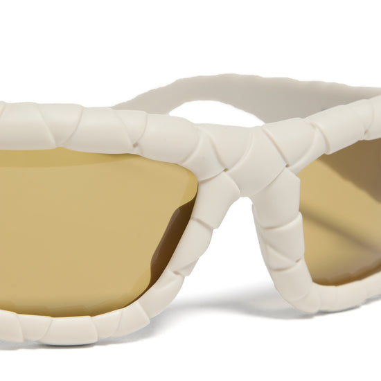 Bottega Veneta Sunglasses (White/Brown)