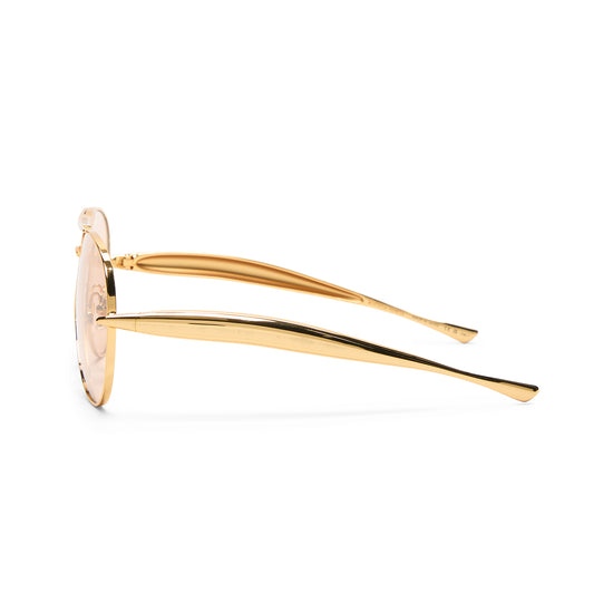 Bottega Veneta Aviator Sunglasses (Gold/Brown)