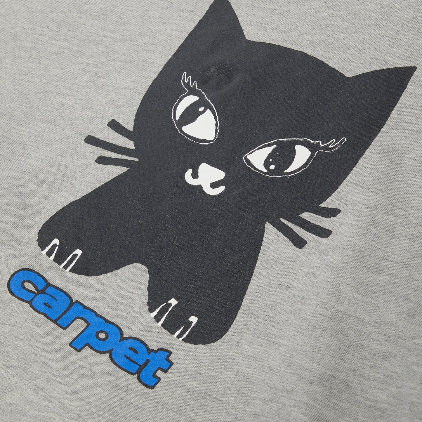 Carpet Company Cat Hoodie (Heather Grey)