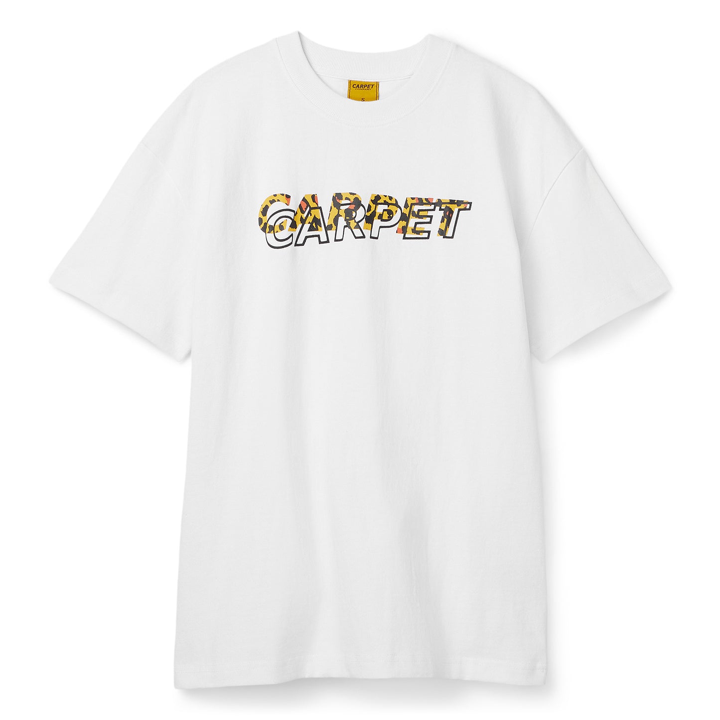 Carpet Company Misprint Cheetah Tee (White)